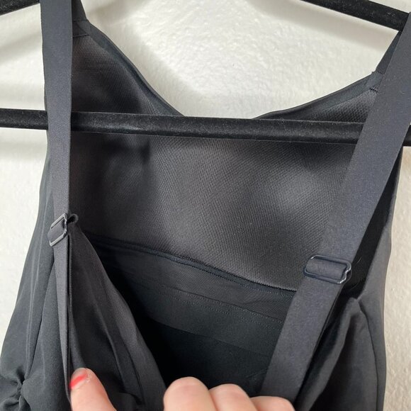 Victorias Secret On Point Black Ruched Strappy Sports Bra top S - Picture 9 of 9